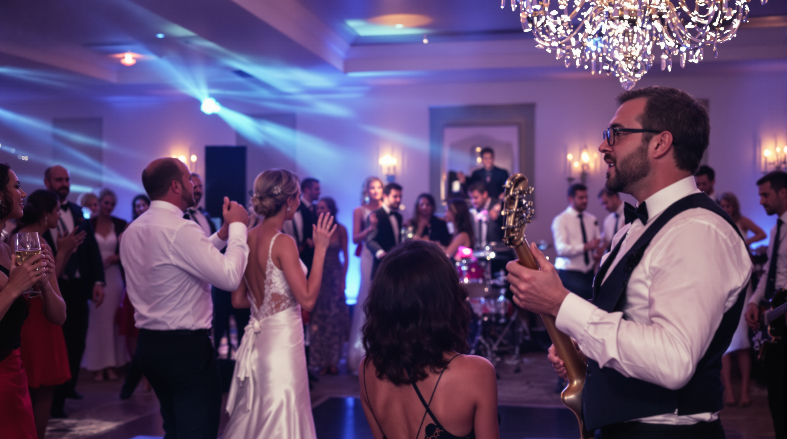 Groupe de jazz en live lors d'un cocktail de mariage à Paris