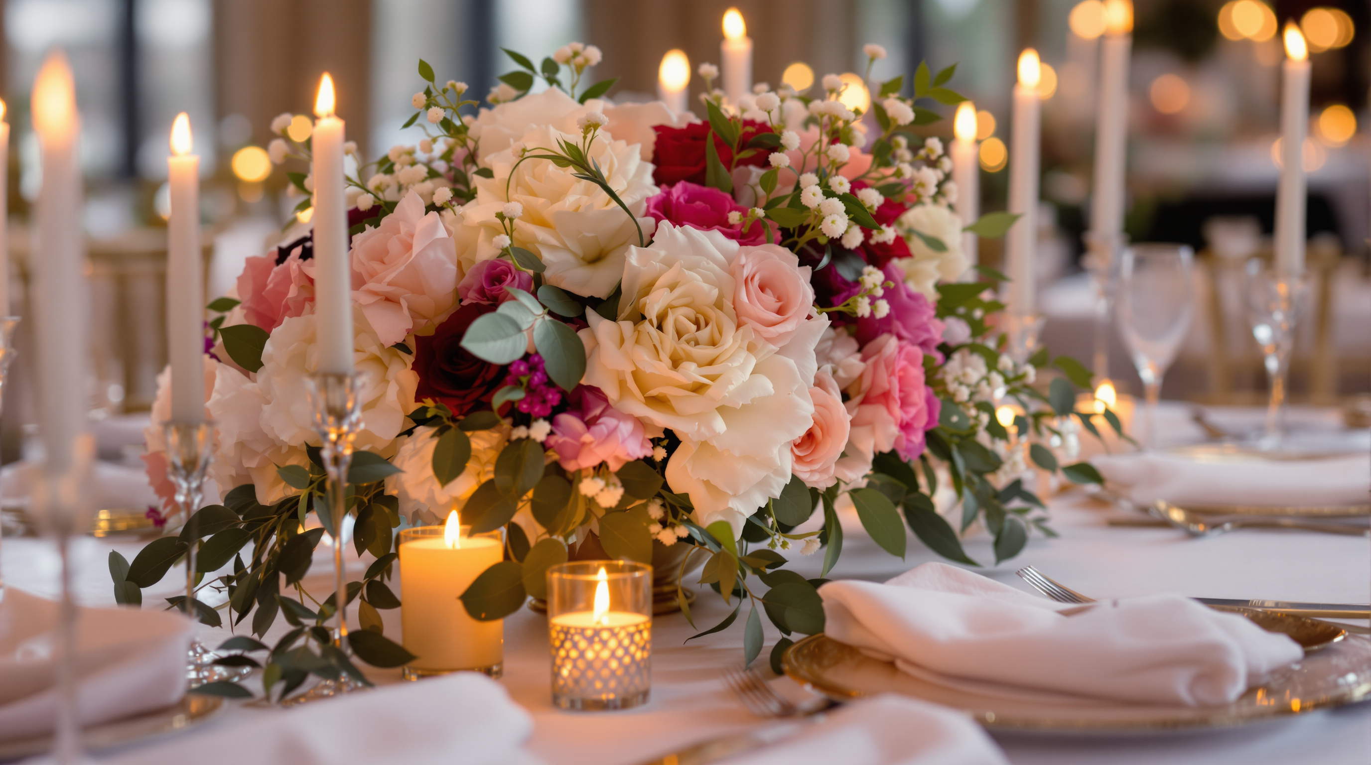 Décoration de table mariage luxe Île-de-France